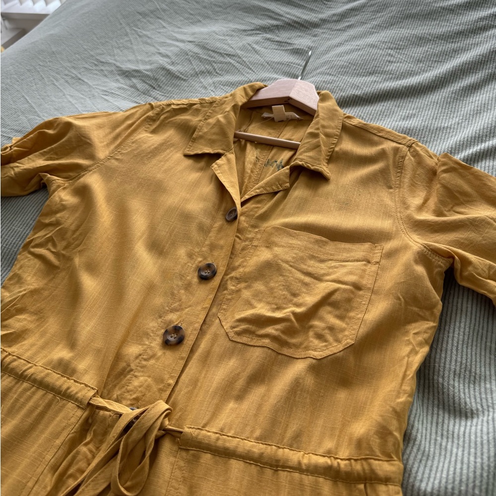 Custom yellow jumpsuit